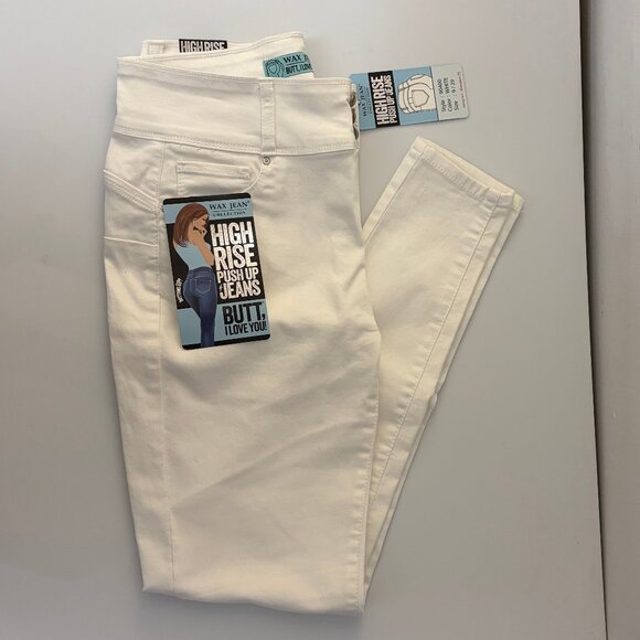 Urban Planet - White high rise skinny jeans - Size 9 / 29 - Picture 3 of 16